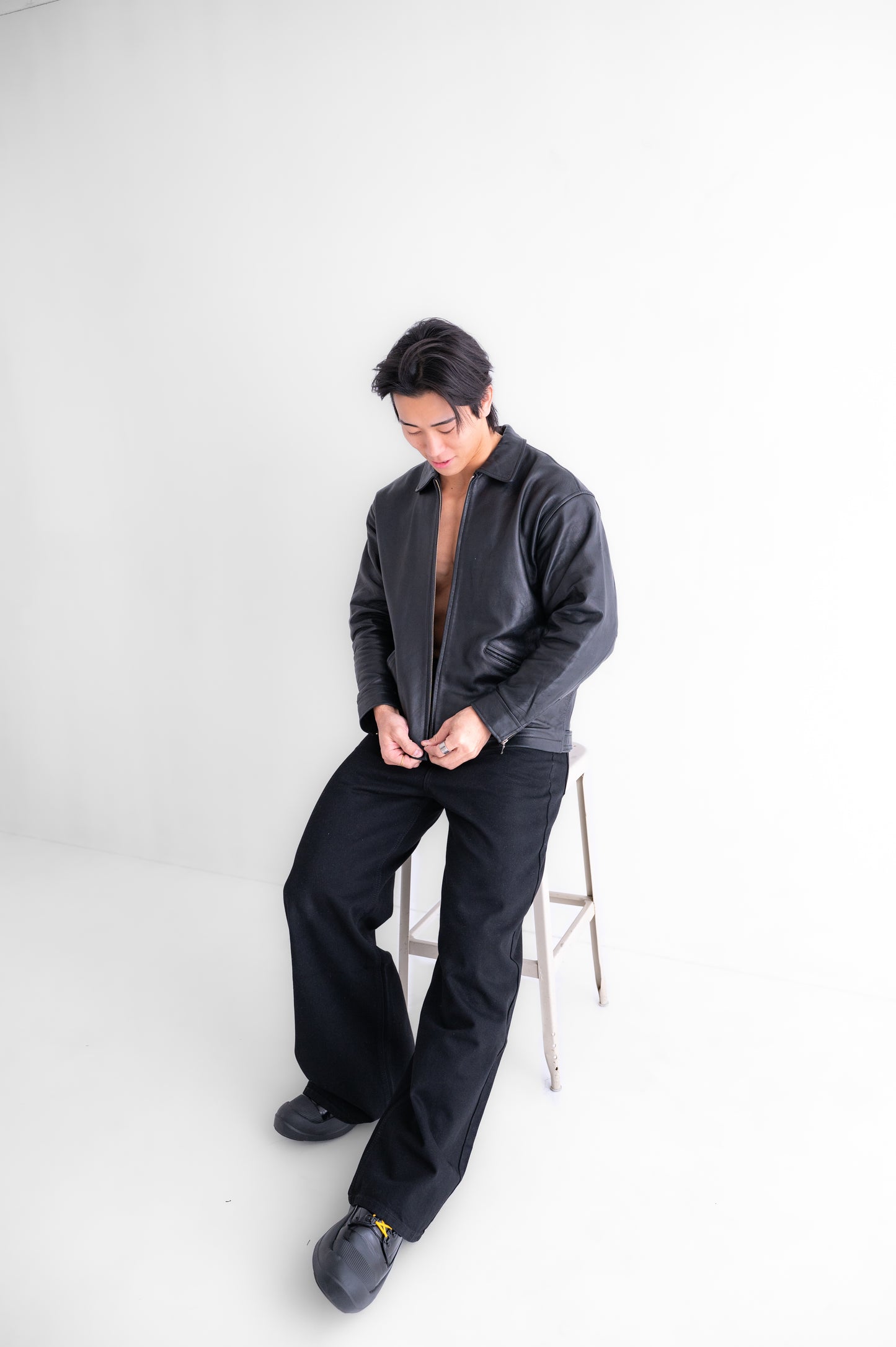 Black Baggy Denim