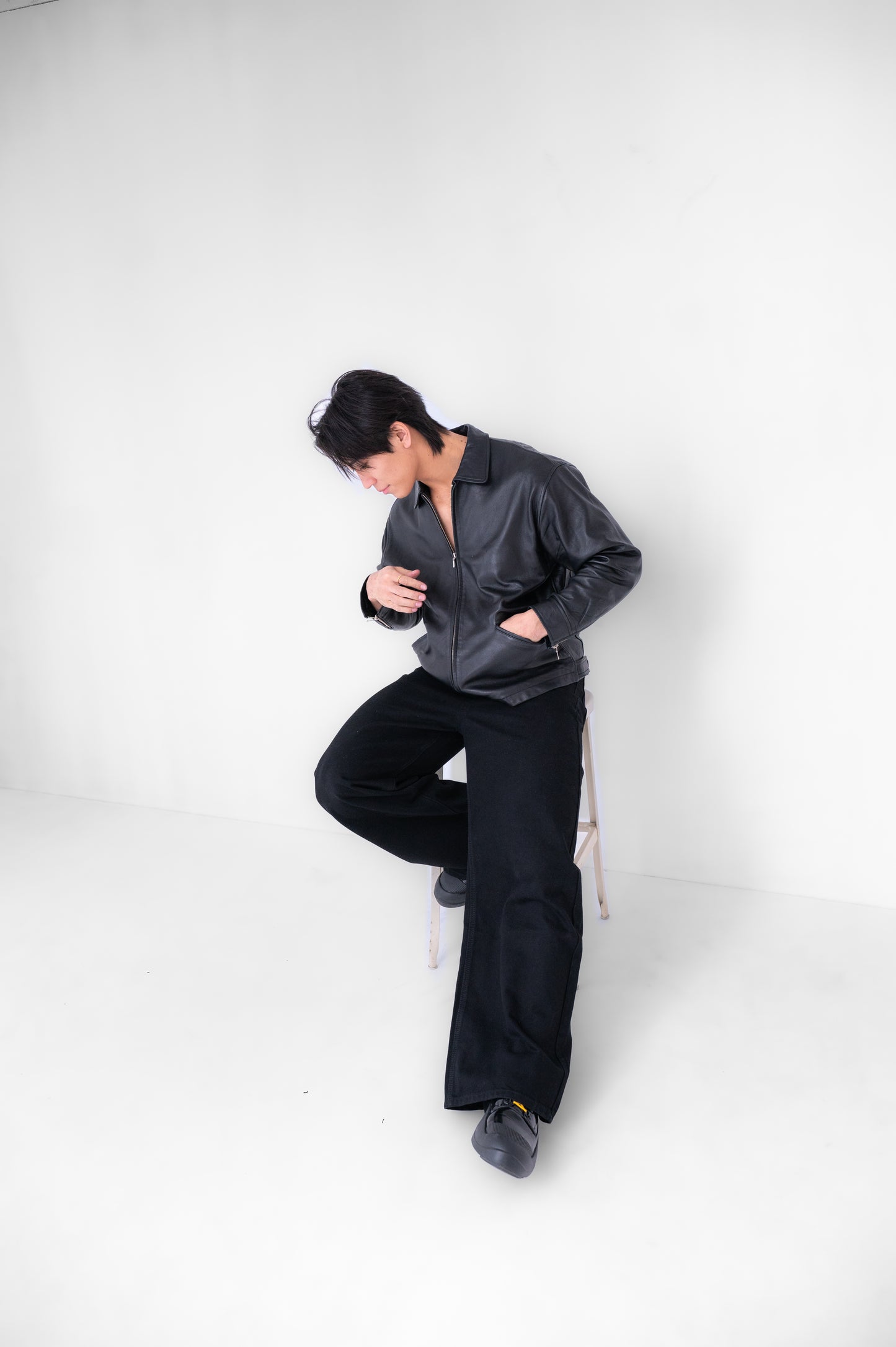 Black Baggy Denim
