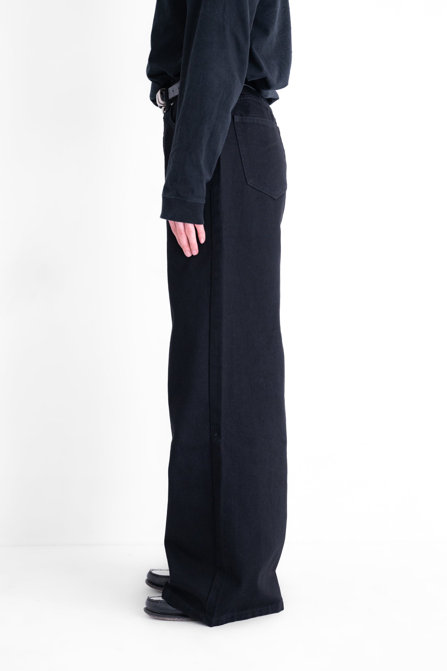Black Baggy Denim