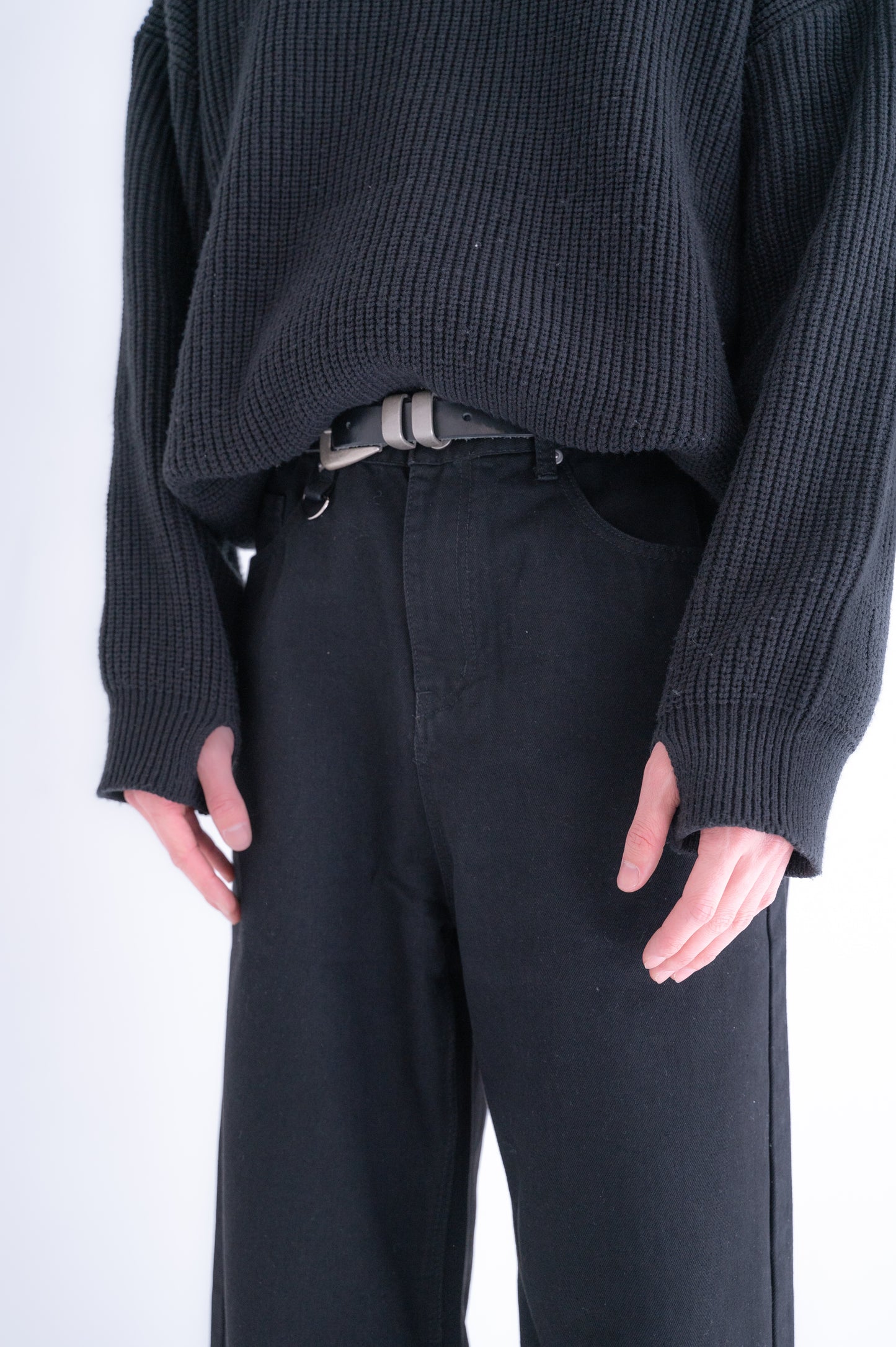 Black Baggy Denim