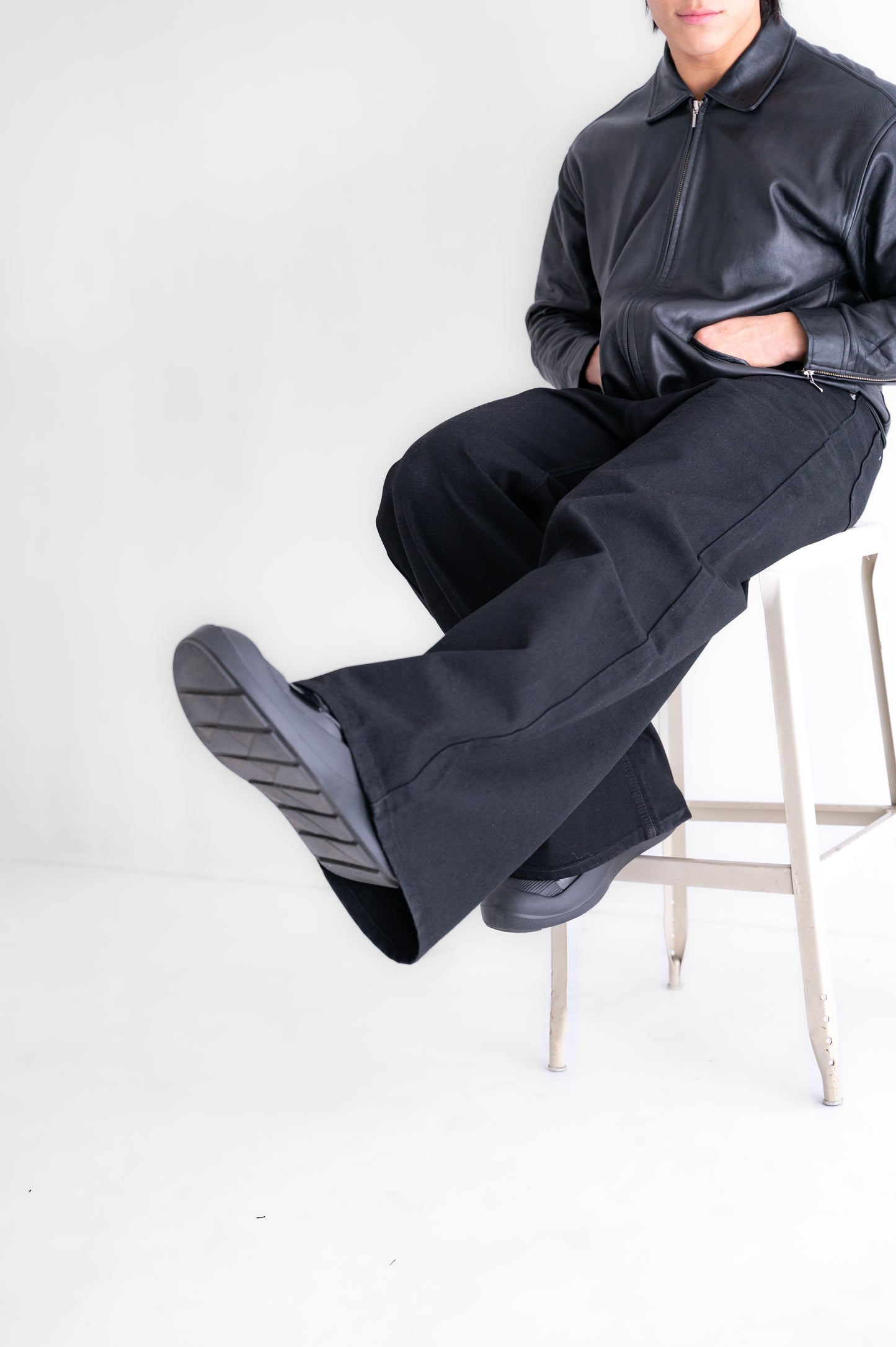Black Baggy Denim