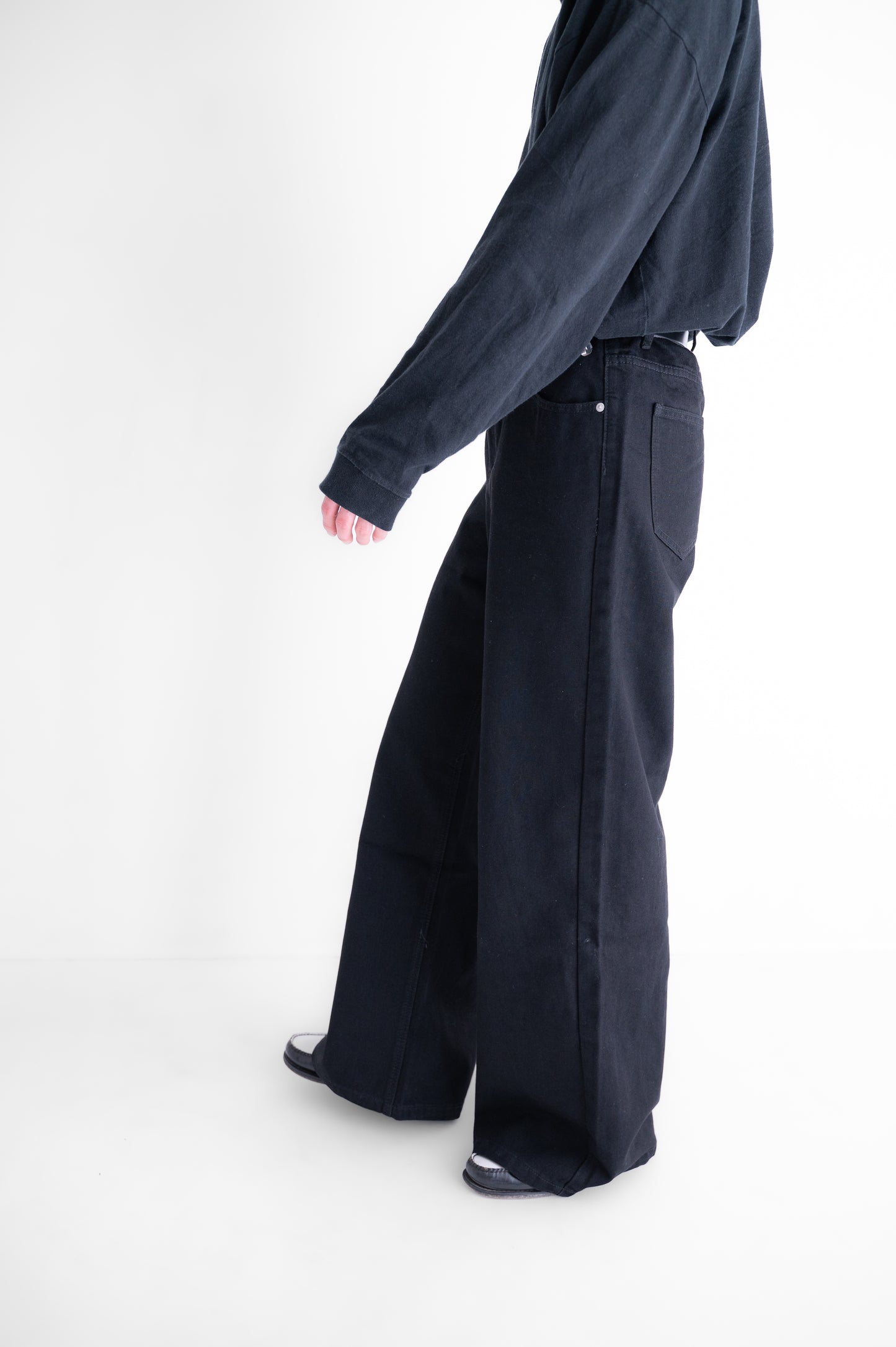 Black Baggy Denim