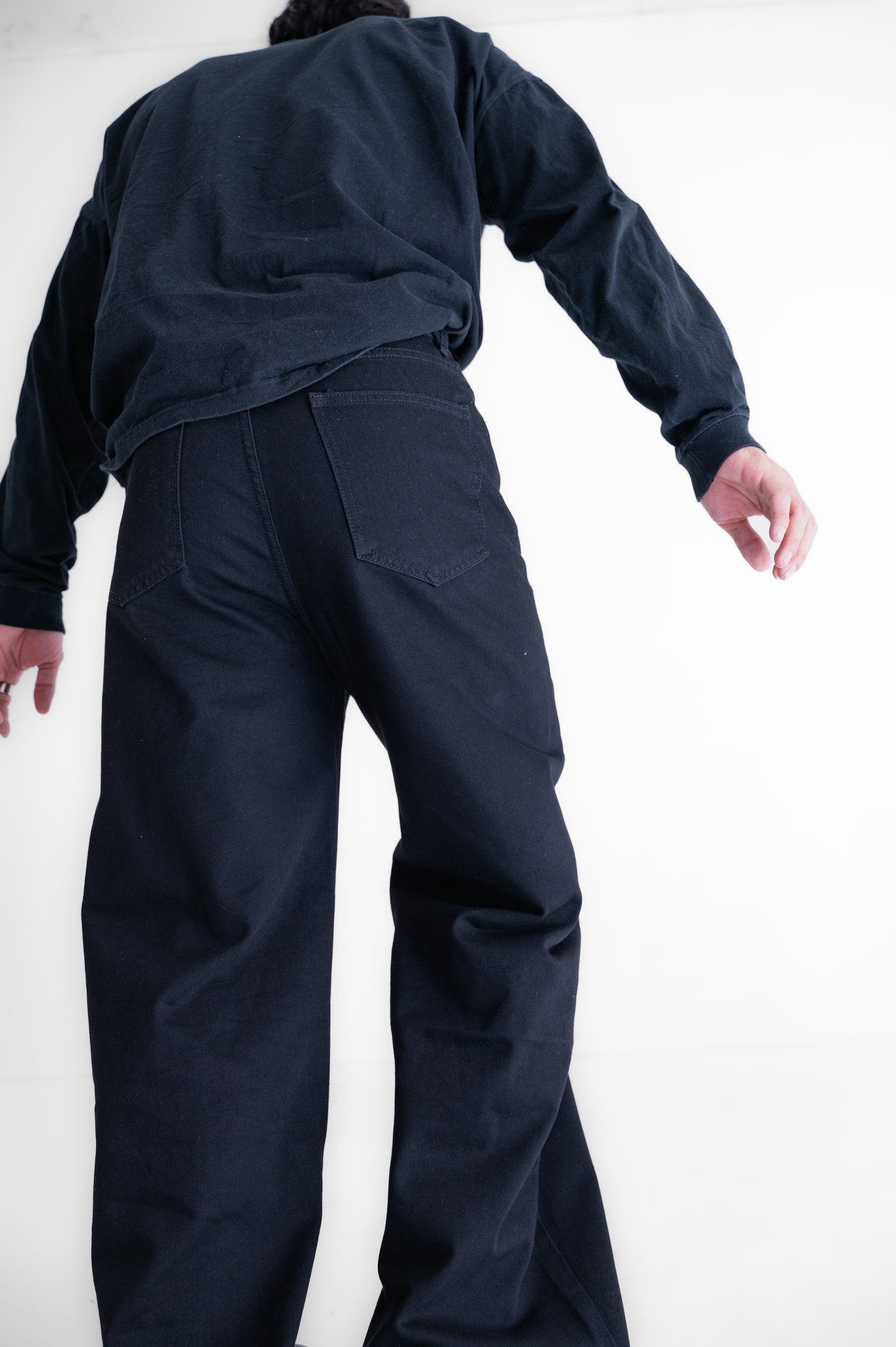 Black Baggy Denim