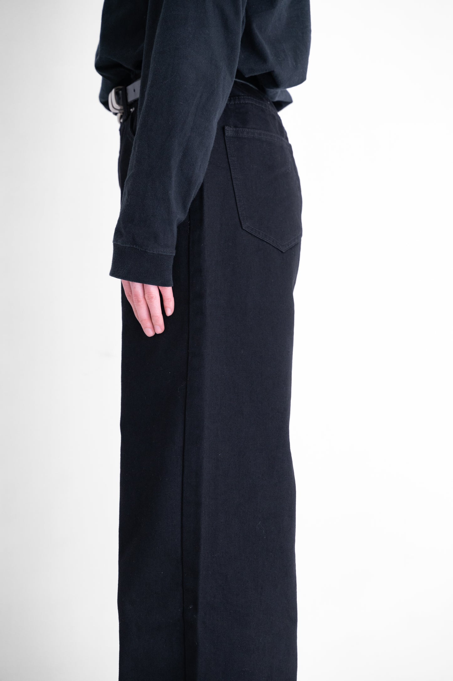 Black Baggy Denim