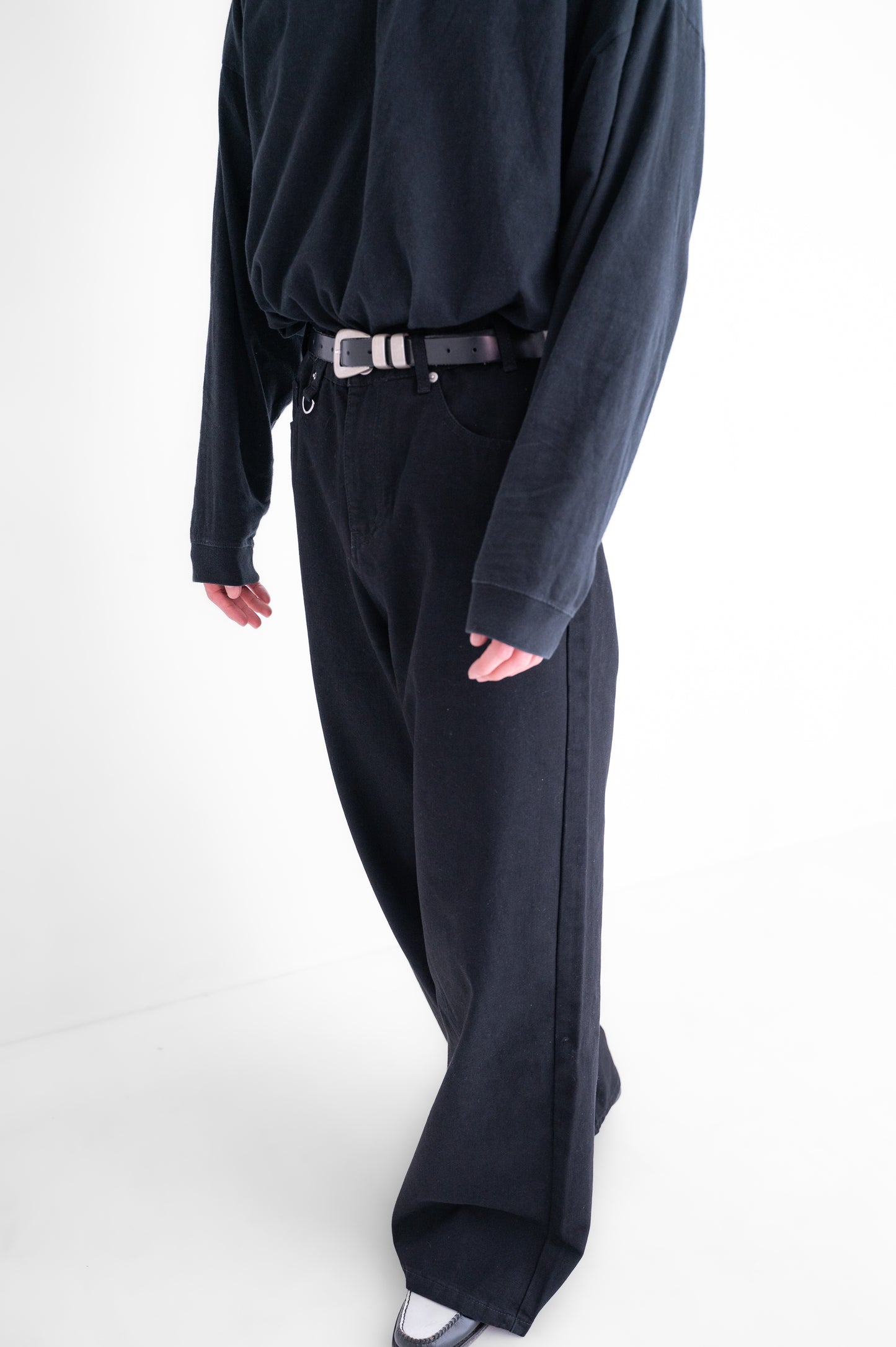Black Baggy Denim