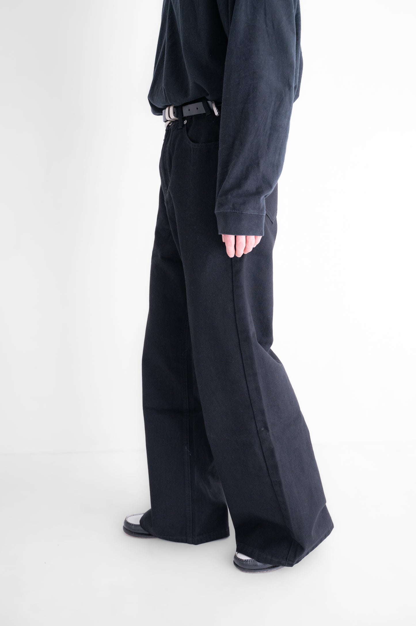 Black Baggy Denim