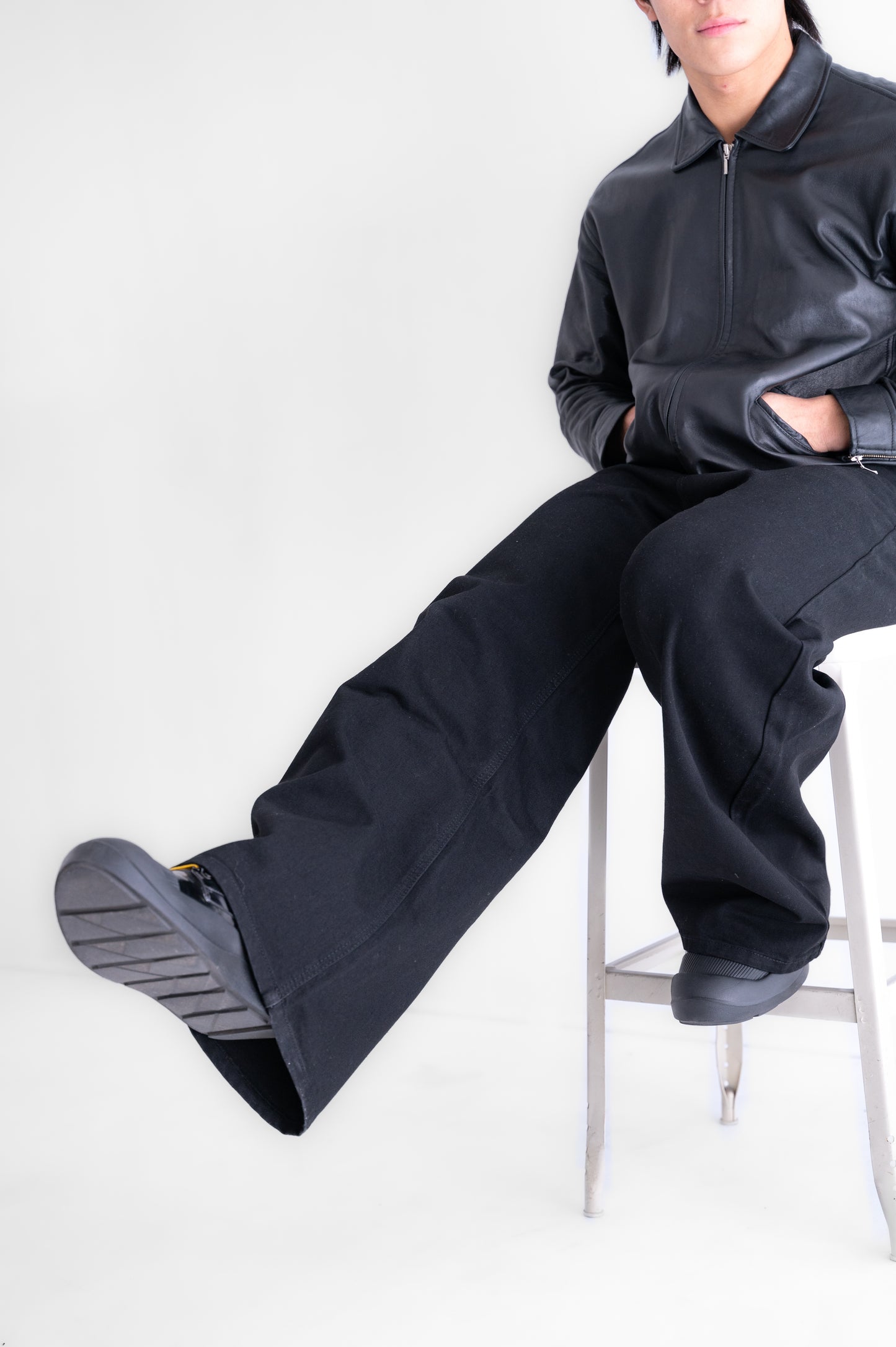 Black Baggy Denim