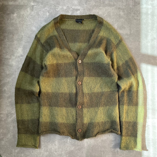 Mohair 45% Green cardigan