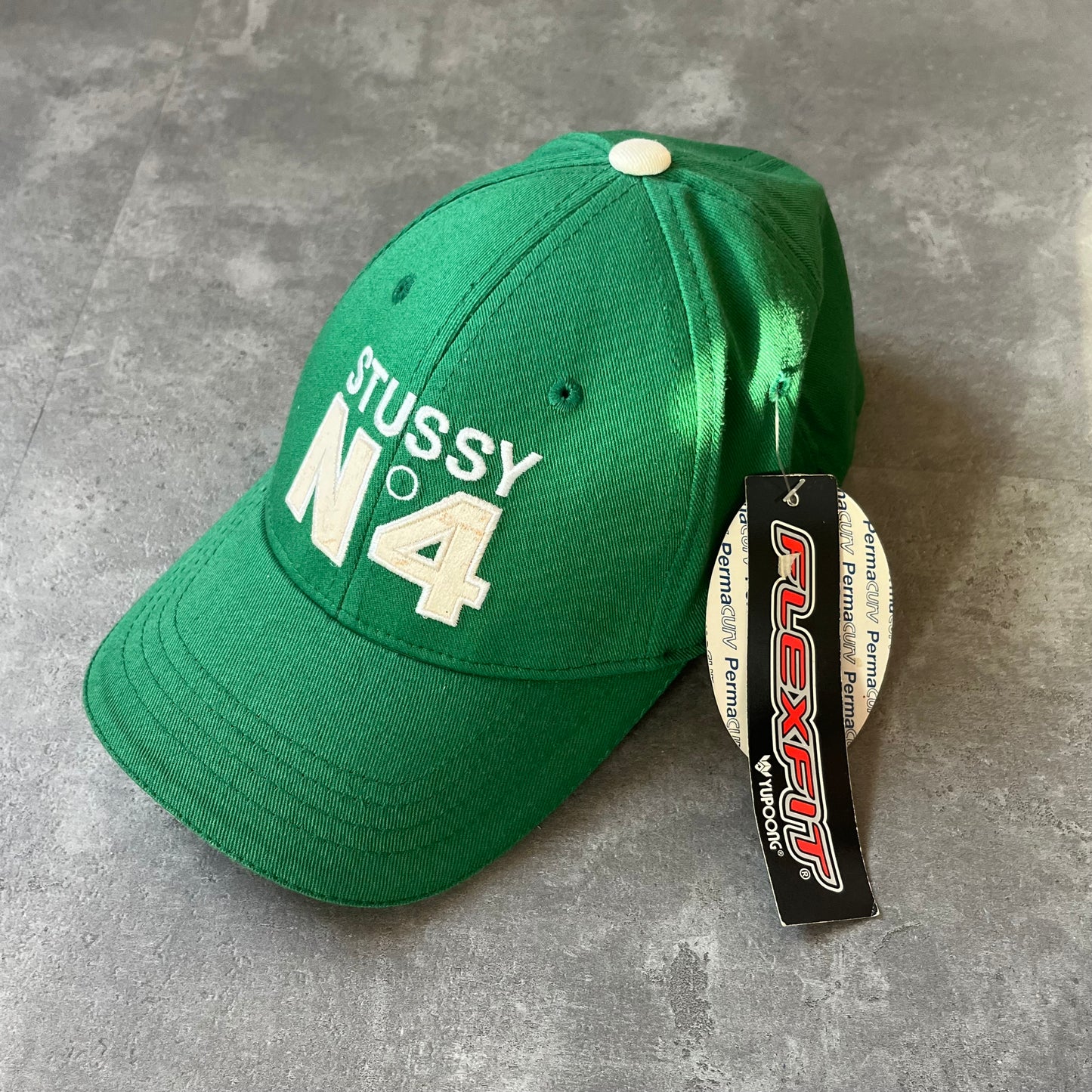 【FLEXFIT製】90’s stussy cap N4 デッドストック