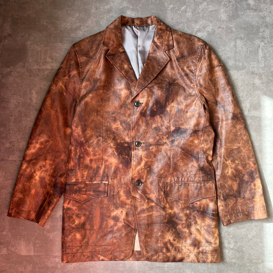 tailored jacket brown 模様 デザイン ジャケット