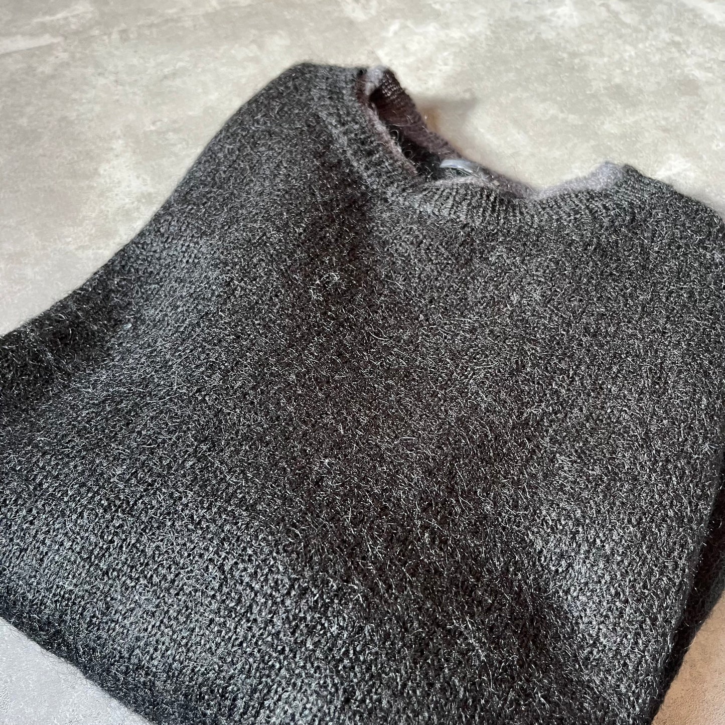 Mohair knit 50%  brack